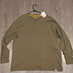Field & Stream Olive Long Sleeve Henley